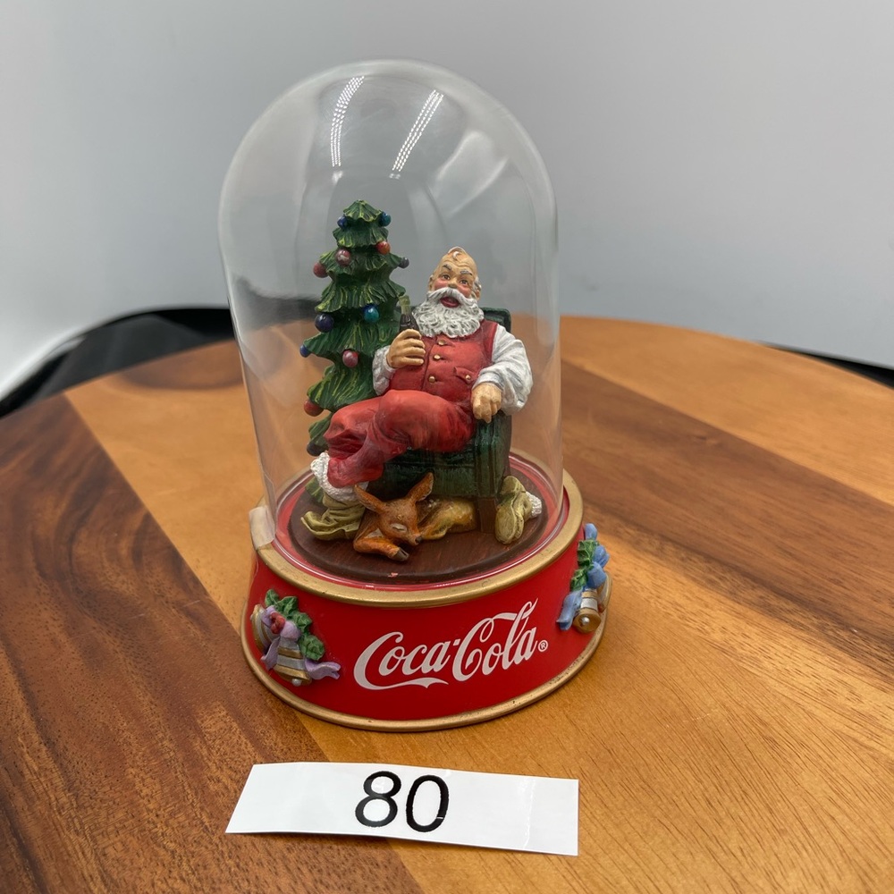 Coca Cola Santa Claus Holiday Franklin Mint